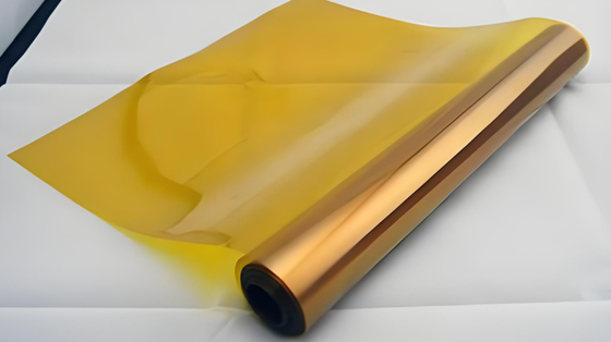Reinforced Thermoplastic Polyimide PI Film Aluminized Amber Multidimensional 500V/mil